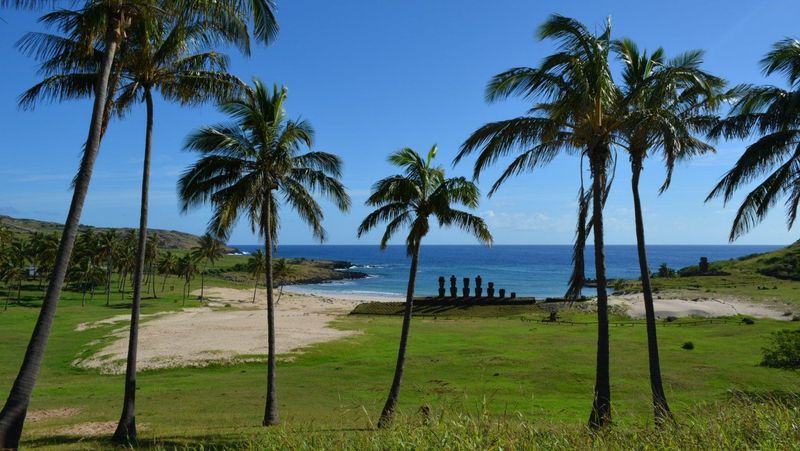 Anakena Beach, Easter Island
