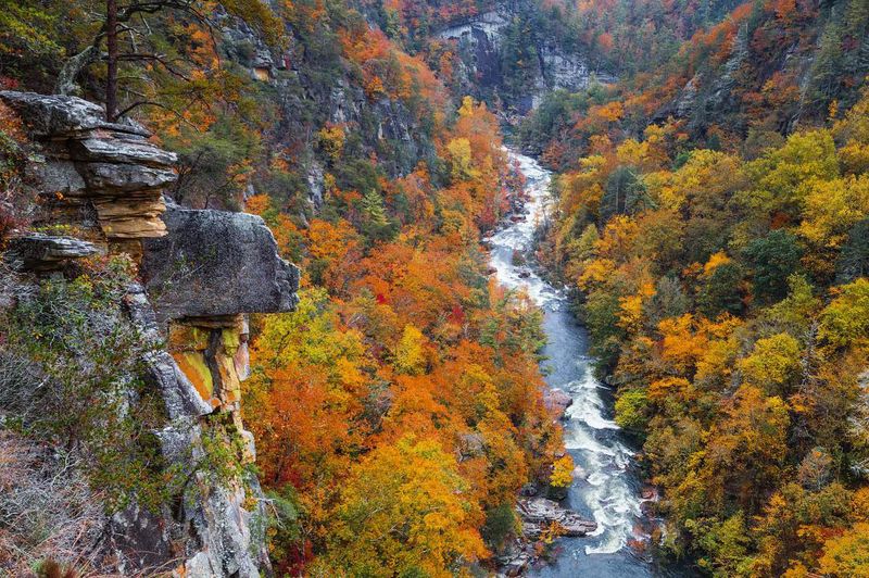 Tallulah Gorge Waterfalls