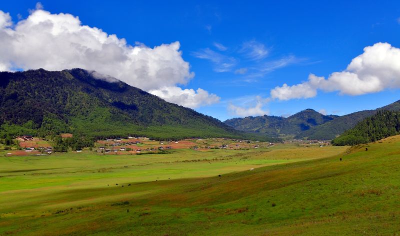 Bhutan's Phobjikha Valley