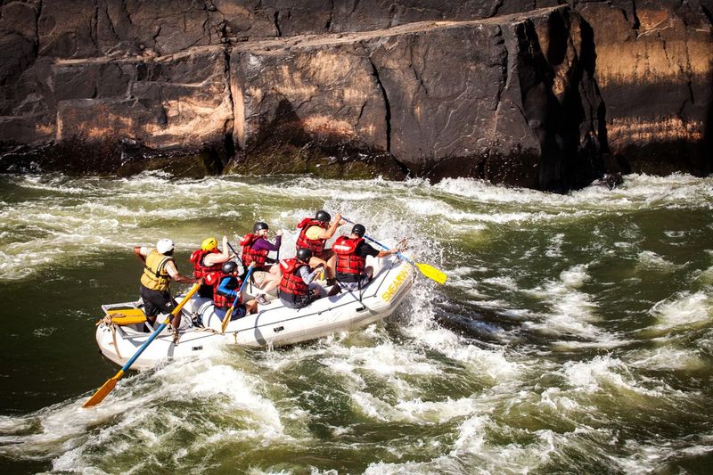 Rafting on the Zambezi River