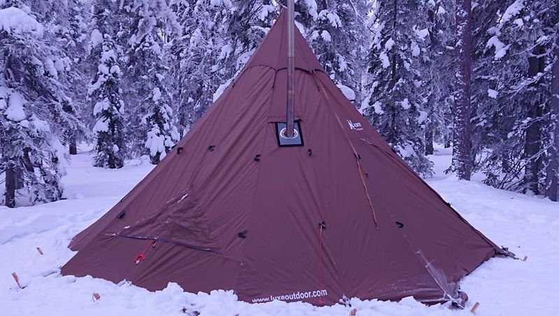 Camping in the Finnish Wilderness