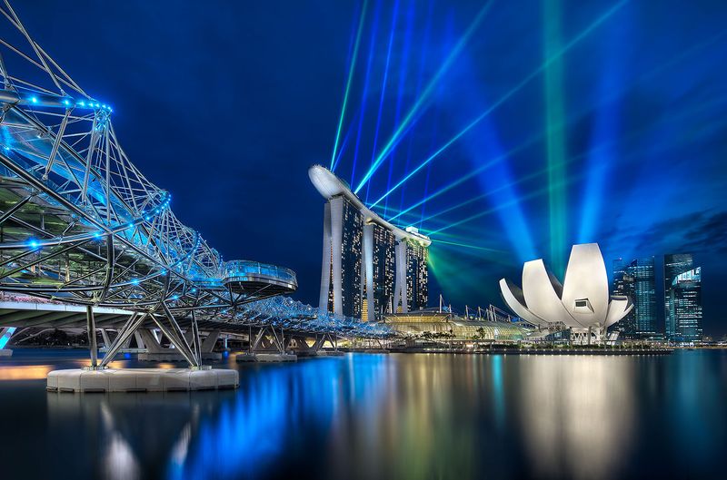 Helix Bridge, Singapore