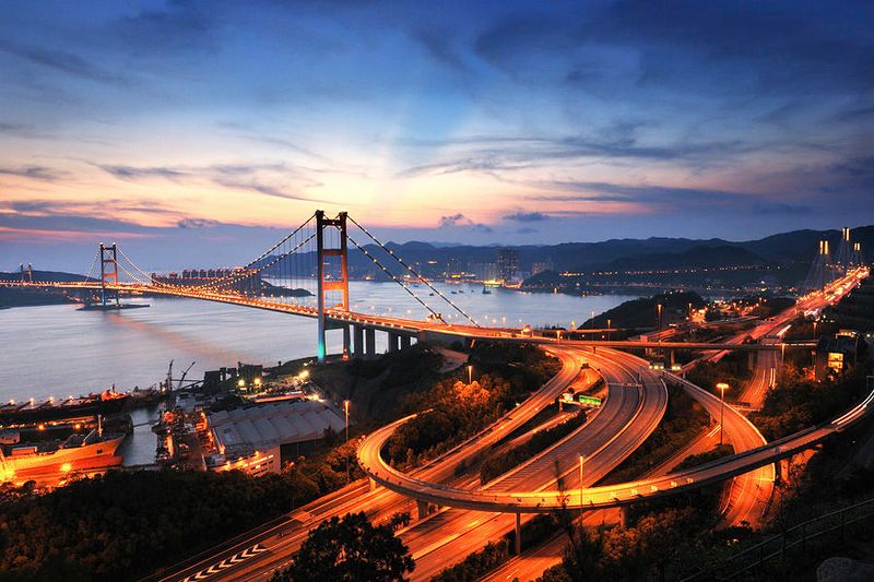 Tsing Ma Bridge, Hong Kong