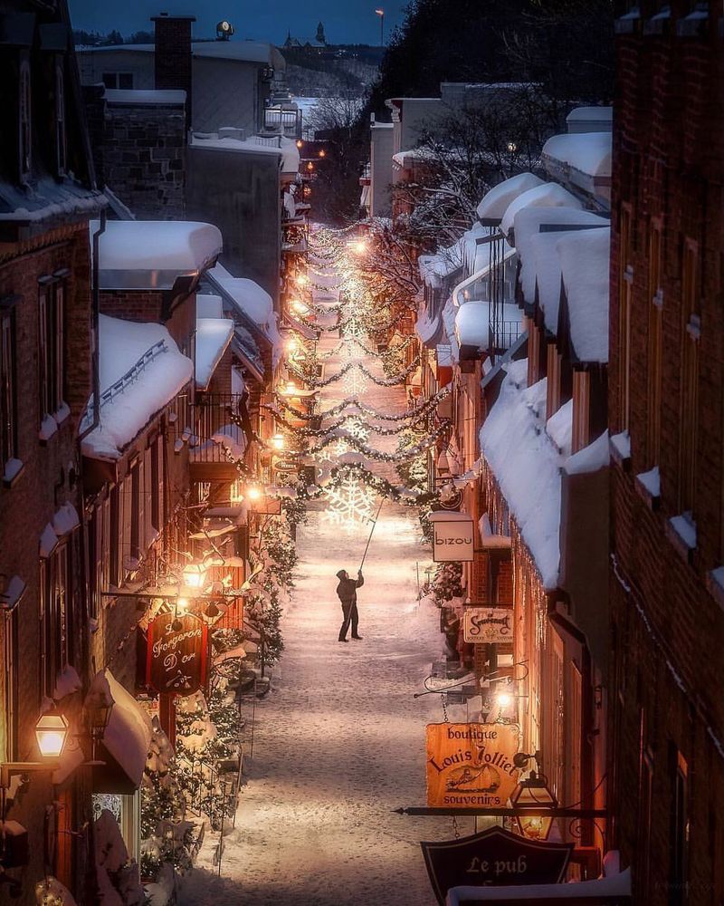 Rue du Petit-Champlain, Quebec City, Canada