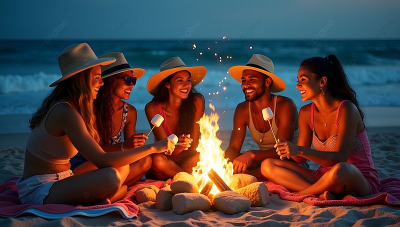 Beach Bonfire