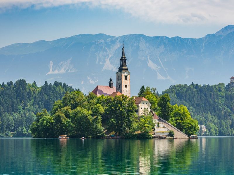 The Quiet Shores of Lake Bled, Slovenia