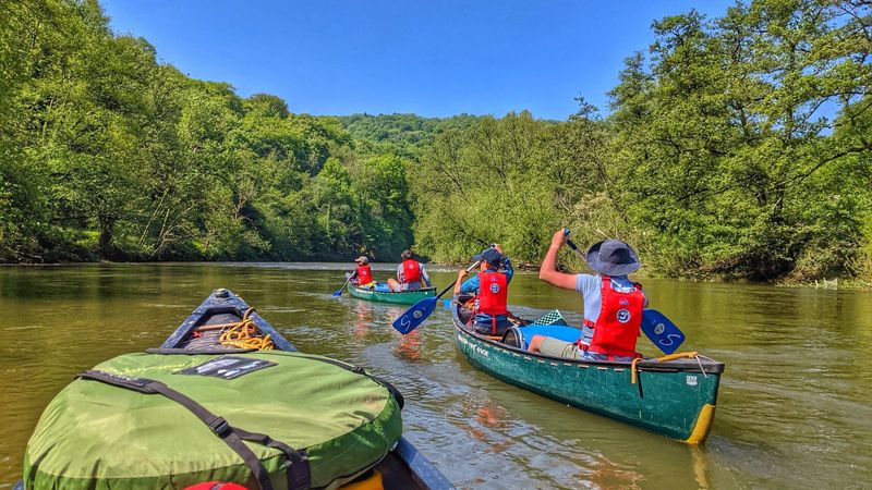 Kayaking on the River Wye