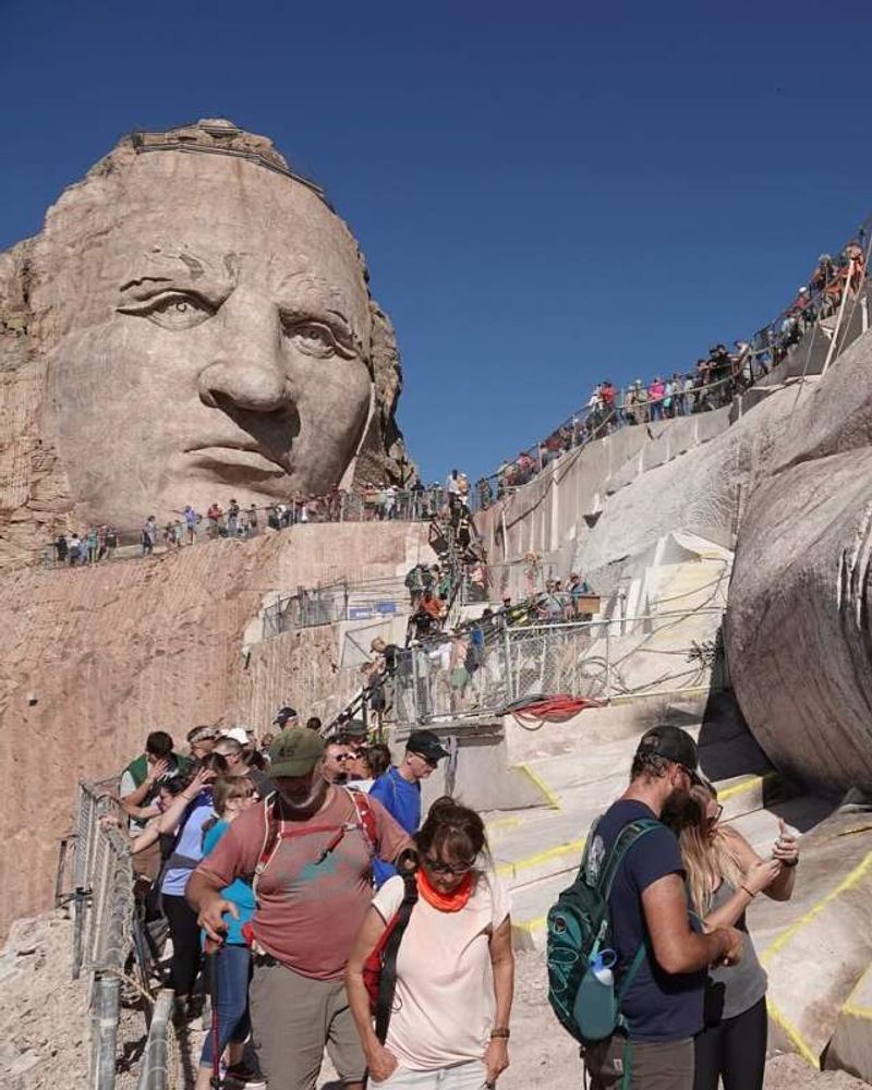 The Crazy Horse Memorial, South Dakota