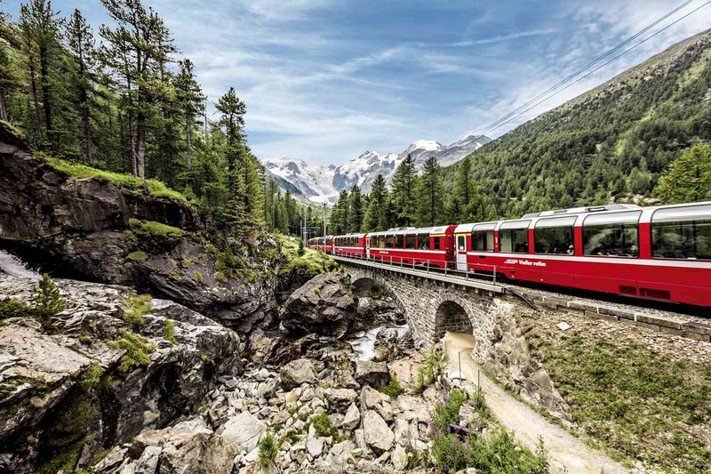 The Bernina Express, Switzerland-Italy