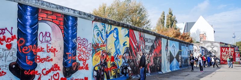 The Berlin Wall’s East Side Gallery