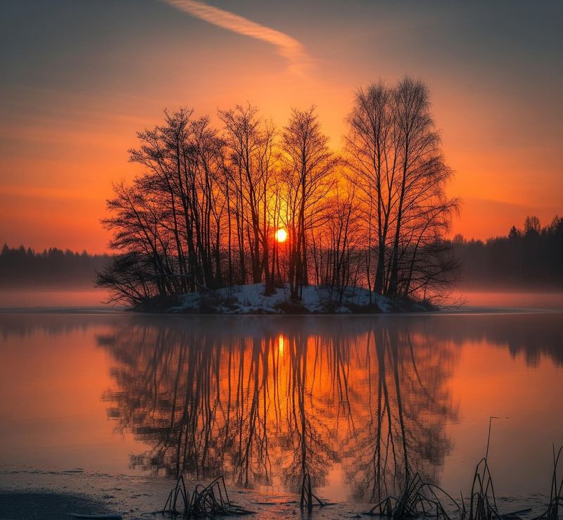 The Serene Lakes of Finland