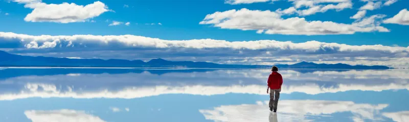 The Salar de Uyuni, Bolivia