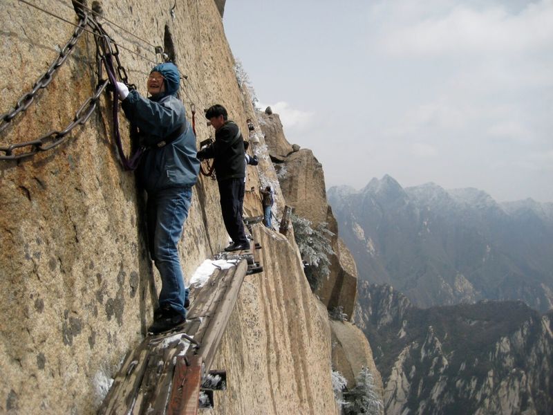 The Edge of Mount Huashan