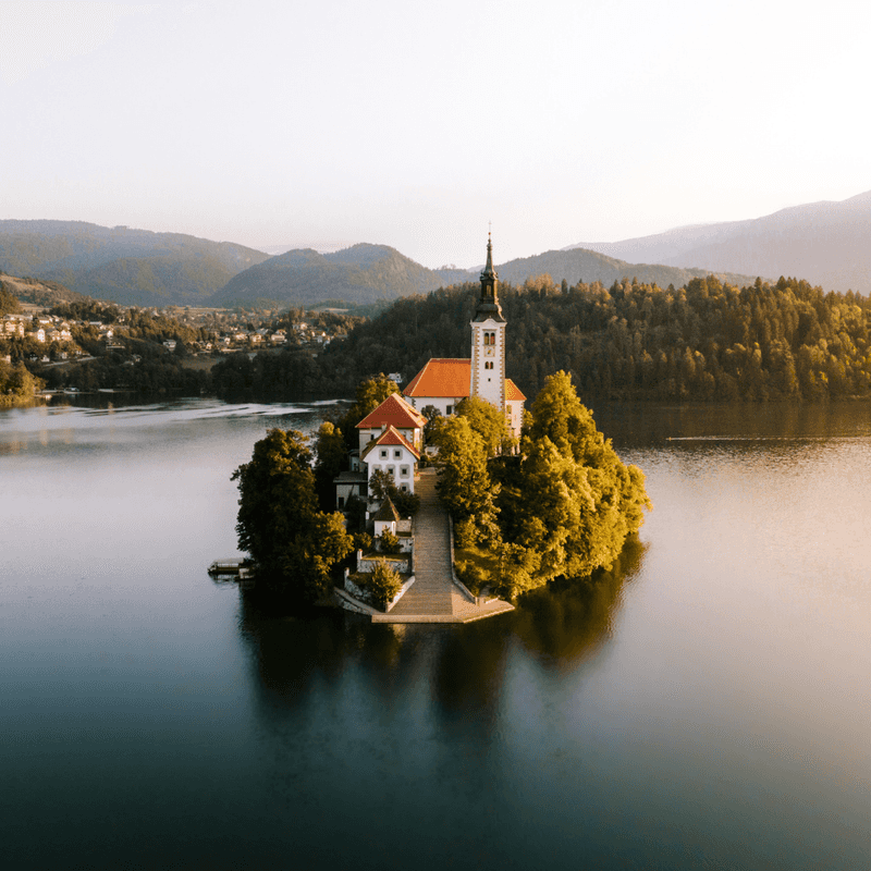 The Tranquil Beauty of Lake Bled, Slovenia