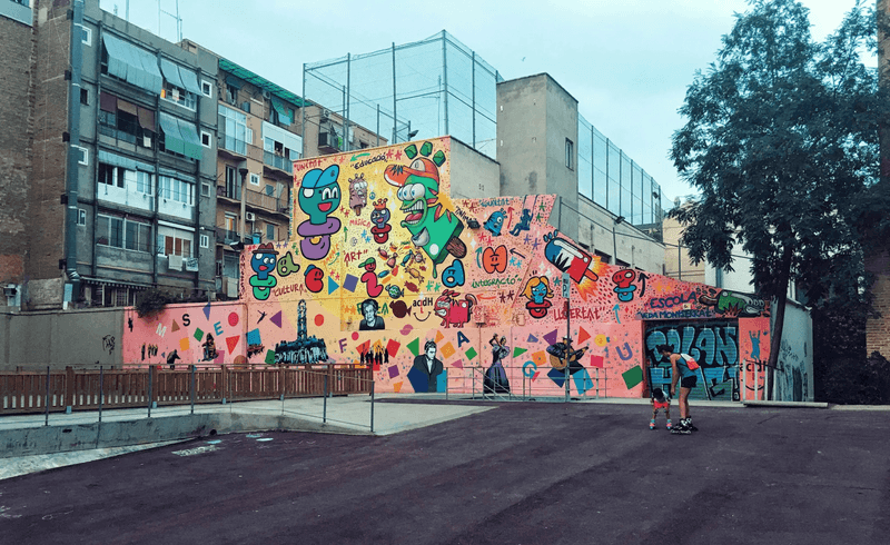 El Raval's Street Art: Canvas of the People