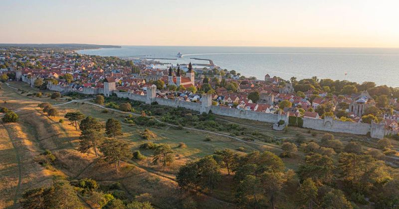 The Idyllic Scenery of Visby, Sweden