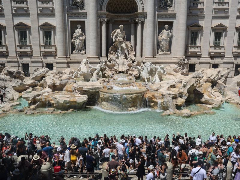 The Trevi Fountain, Rome, Italy