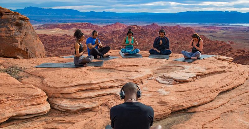 The Secret Sunrise Yoga at Red Rock Canyon