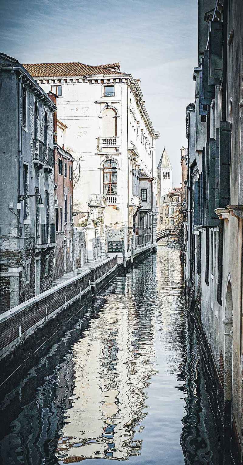 The Quiet Canals of Venice in Winter