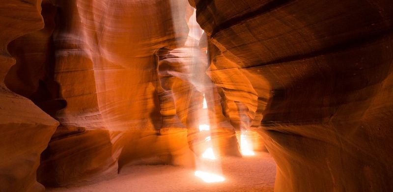 Antelope Canyon's Dancing Light Beams