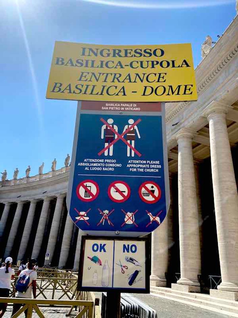 The Vatican City's Dress Code