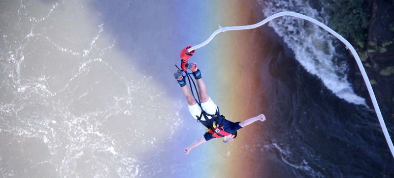 Bungee Jumping at Victoria Falls