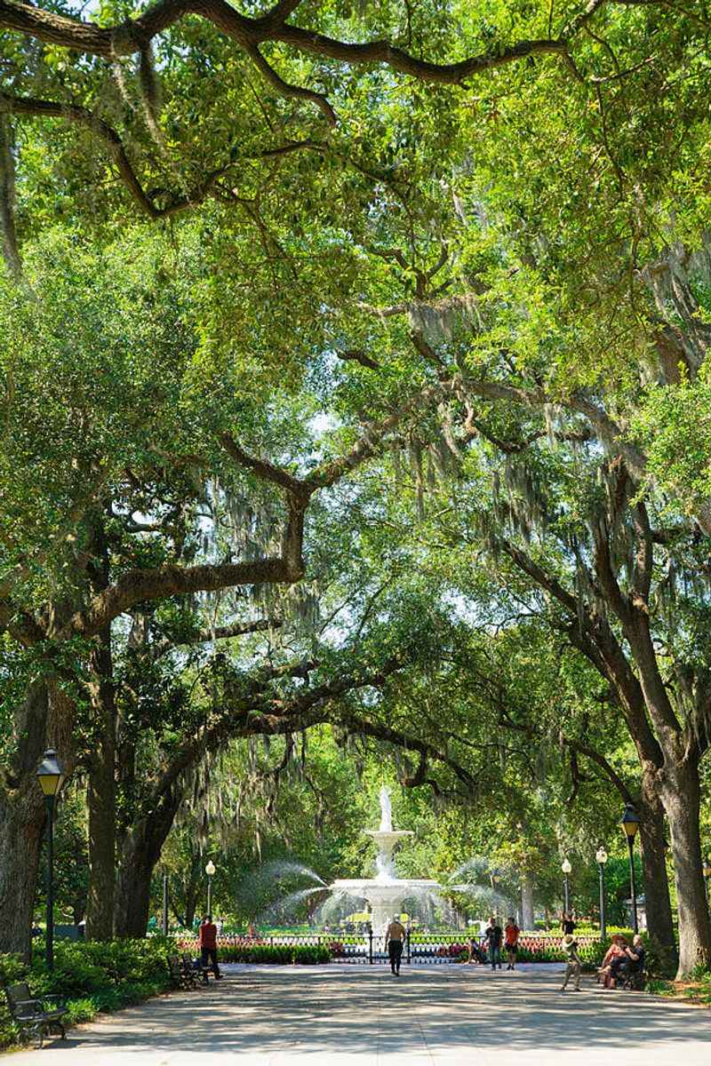 Savannah's Forsyth Park, Georgia