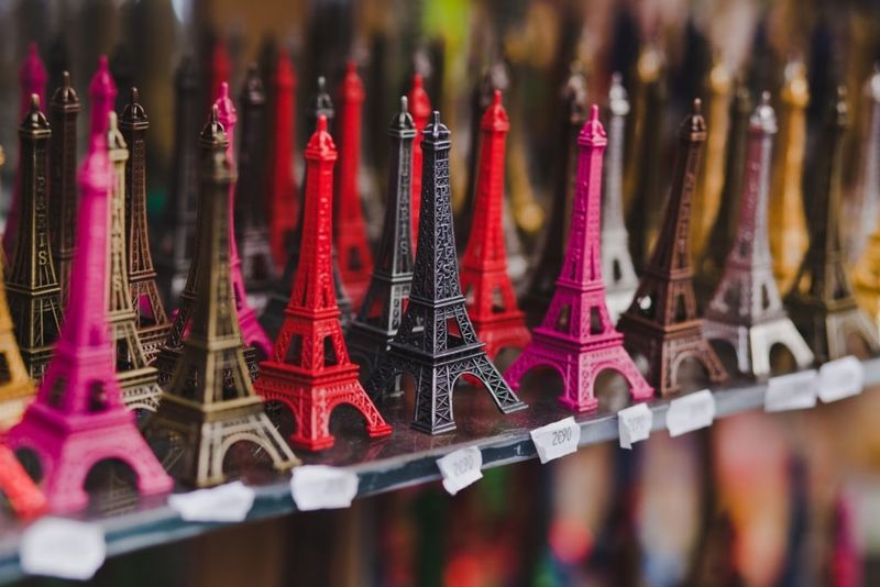 The Eiffel Tower Souvenir Stalls