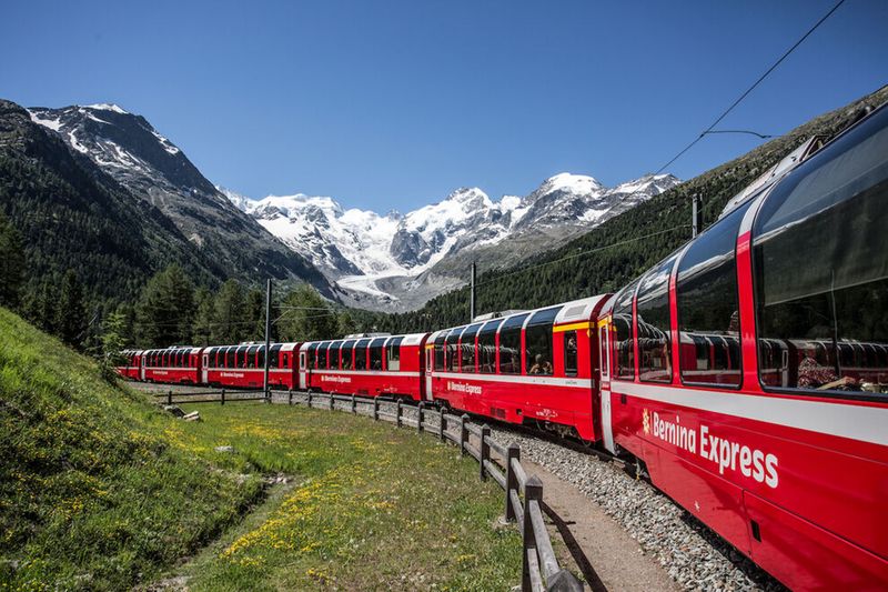 The Bernina Express, Switzerland