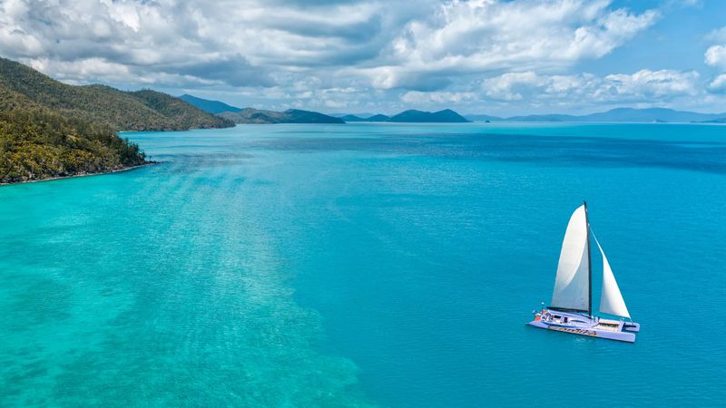 Sailing the Whitsunday Islands, Australia