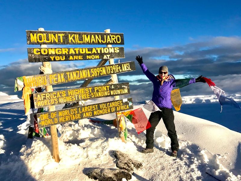 Conquering the Summit of Mount Kilimanjaro, Tanzania