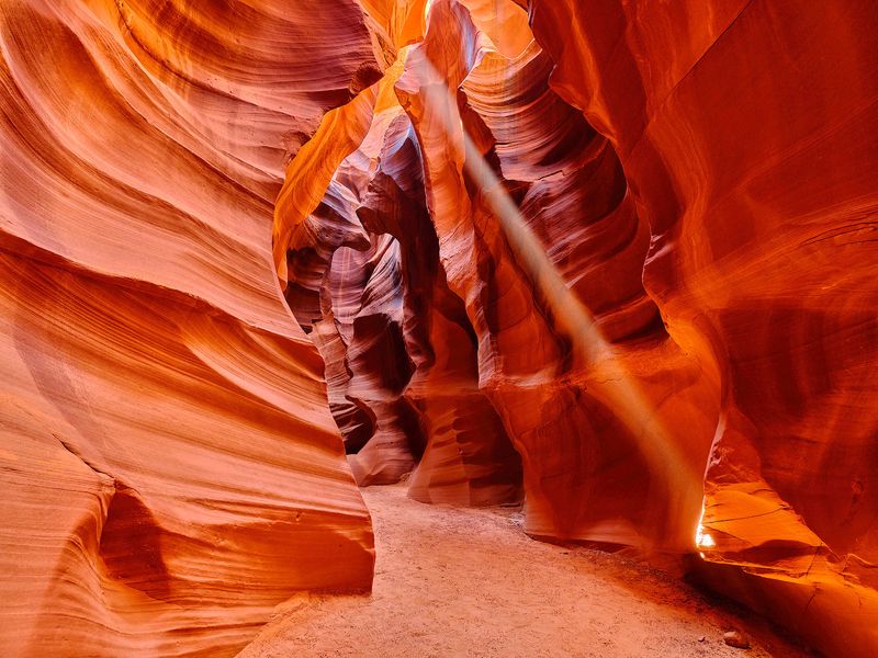 Antelope Canyon's Sculpted Walls