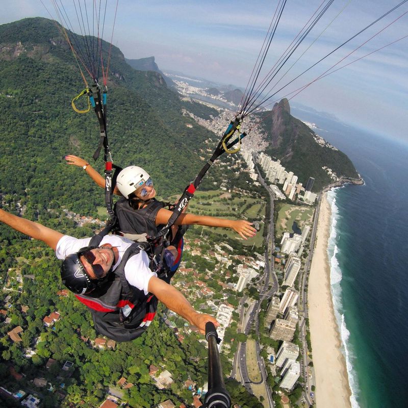 Paraglide over Ipanema