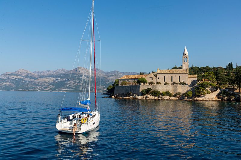 Sailing the Adriatic Sea in Croatia