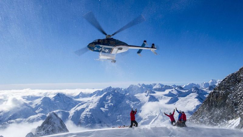 Heliskiing in the Himalayas
