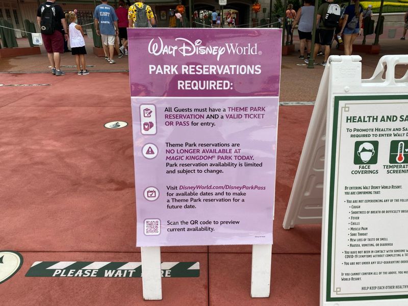 Forgetting Park Pass Reservations