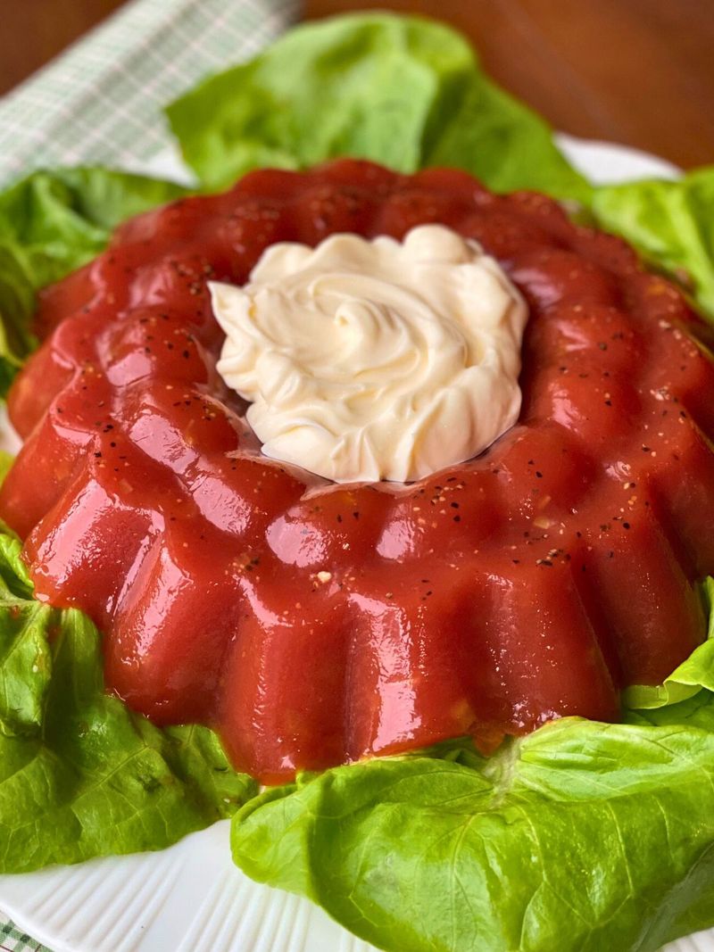 Jellied Salad with Mayo