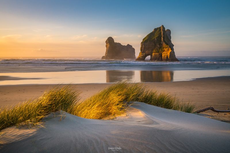 Wharariki Beach, New Zealand