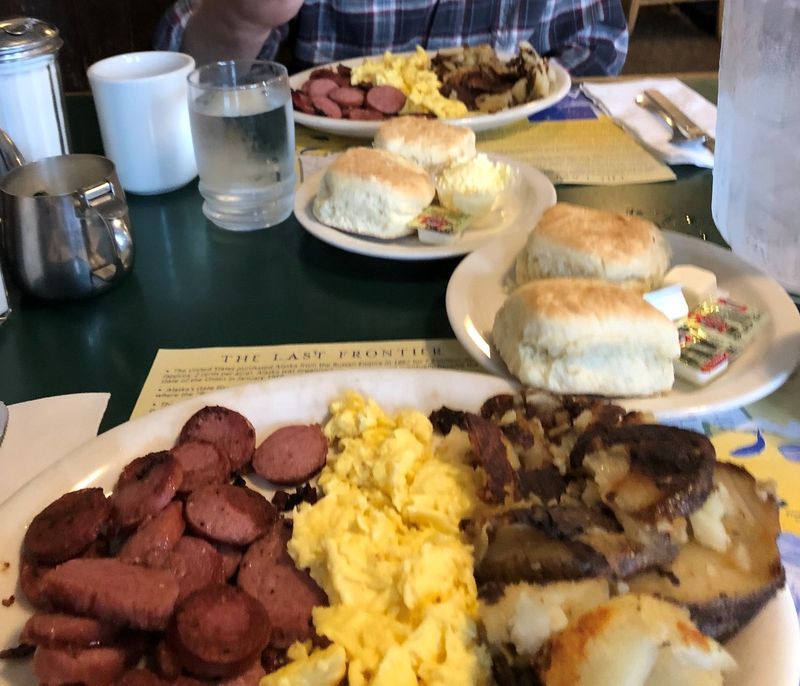 Alaska – Reindeer Sausage and Eggs