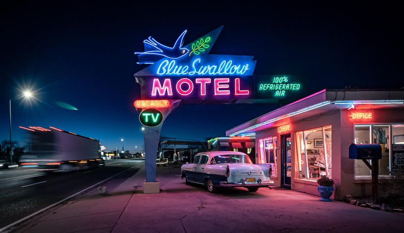 Tucumcari, New Mexico – Neon Nights and Motor Court Magic