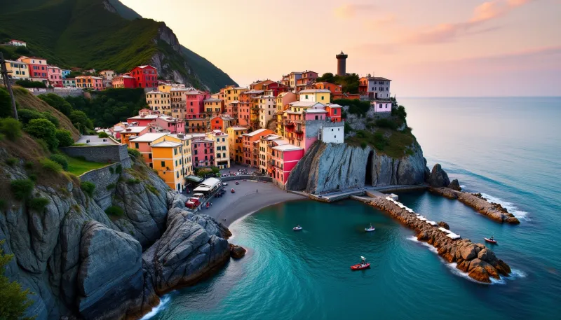 Cinque Terre, Italy: Rainbow Villages