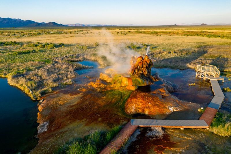 Fly Geyser, Nevada