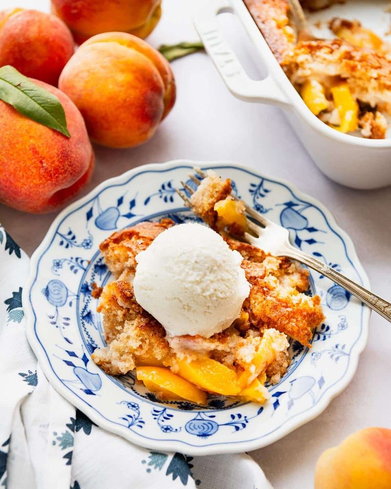 Peach Cobbler with Bisquick