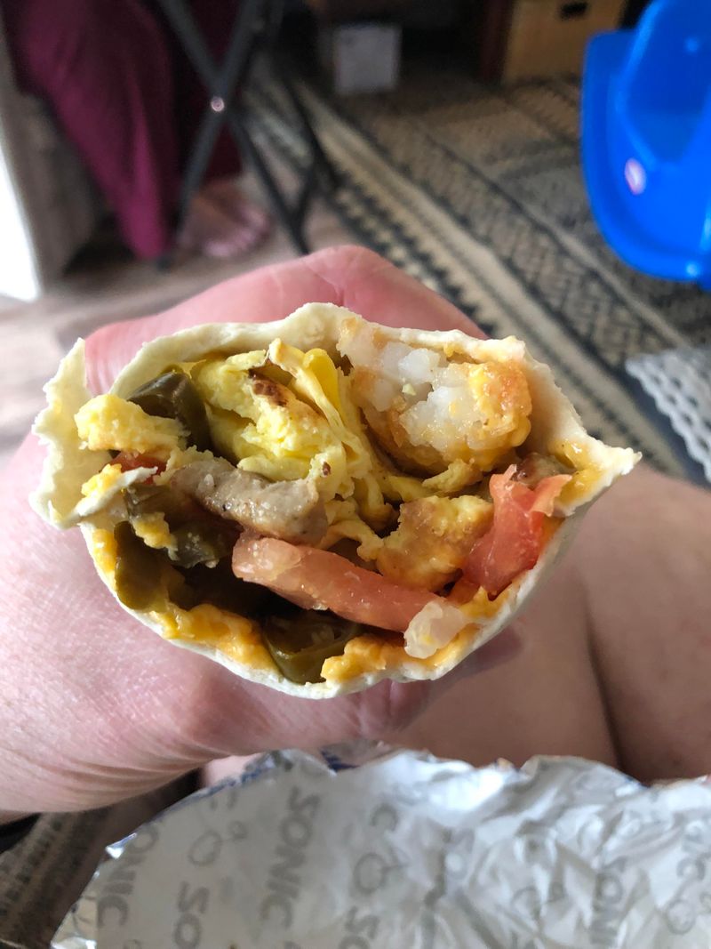 Sonic Breakfast Burrito