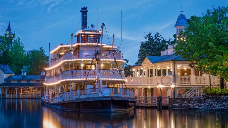 Peaceful Cruise on the Liberty Square Riverboat