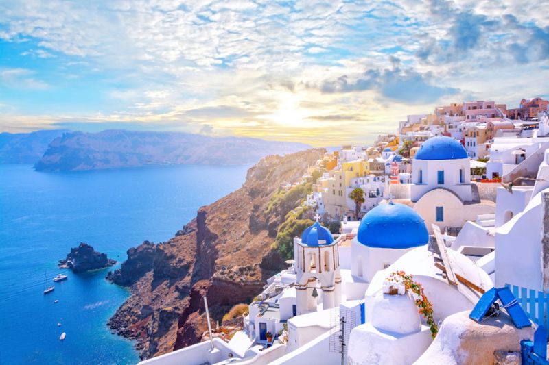 Ocean Breezes of Santorini, Greece
