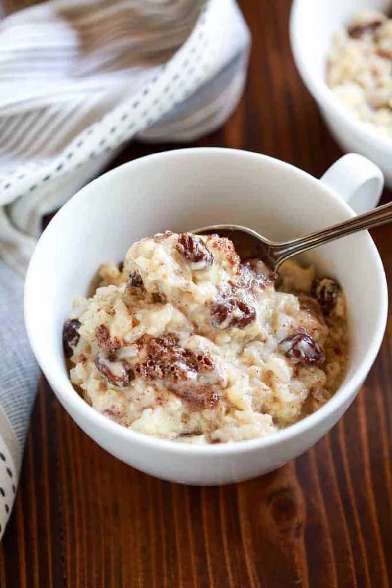 Rice and Raisin Breakfast Pudding