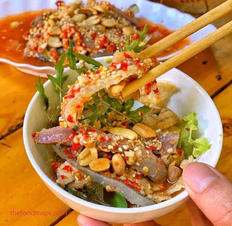 Gỏi Tôm Cá Nam Ô - Village Fish Salad