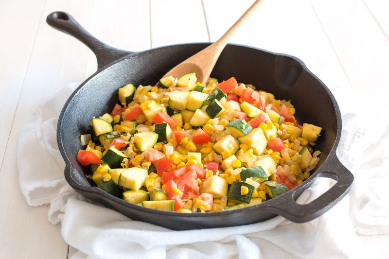 Calabacitas con Queso