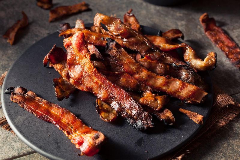 Eggplant Bacon with Epoxy Sealant